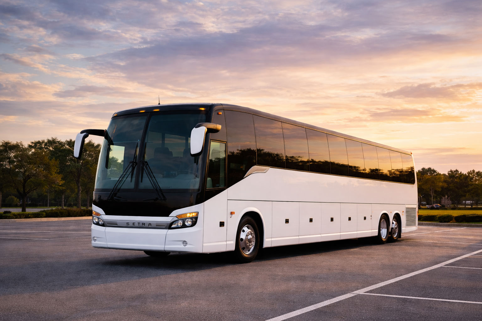 Atlanta coach bus exterior