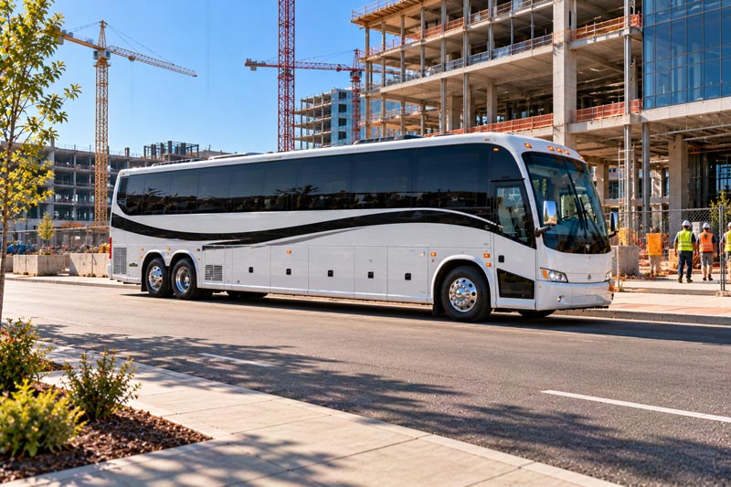 Construction Site Shuttle Bus Services in Atlanta, GA